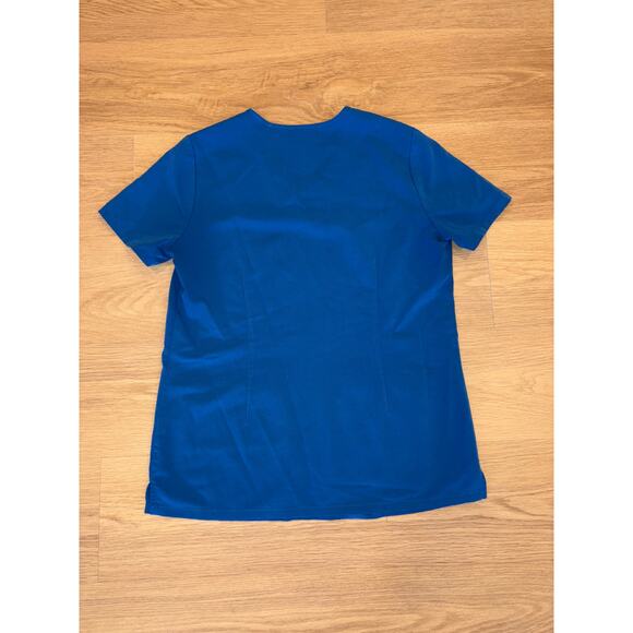 Figs Casma Three-Pocket Scrub top shirt royal blue size small - Picture 4 of 5